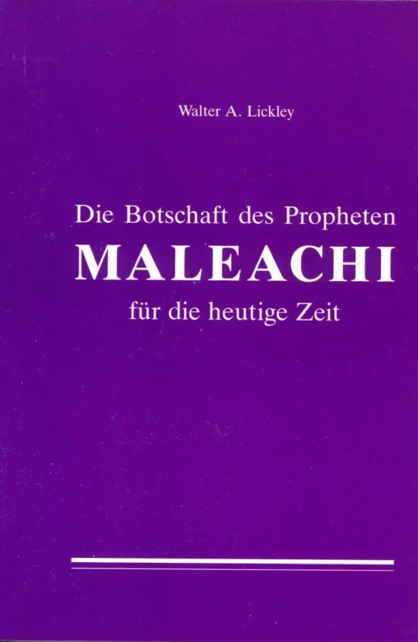 Die Botschaft des Propheten Maleachi für die heutige Zeit