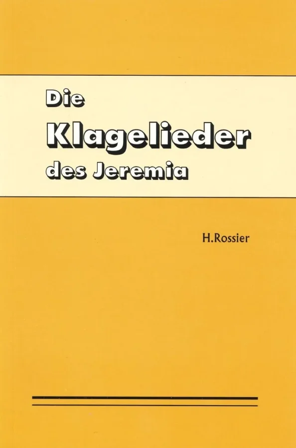 Die Klagelieder des Jeremia
