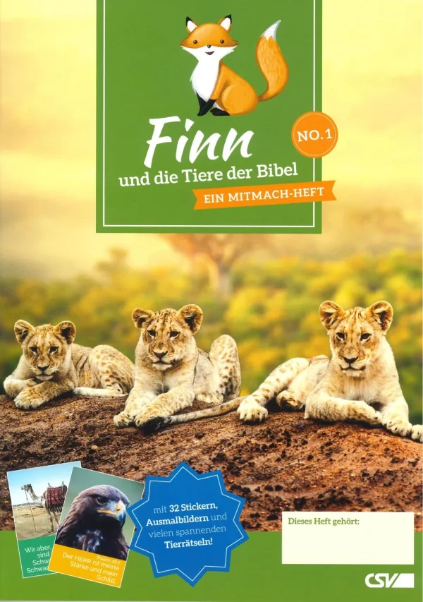 Finn und die Tiere der Bibel - Mitmachheft Nr. 1