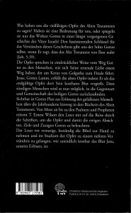 Blutopfer im Alten Testament | T.Ernest Wilson