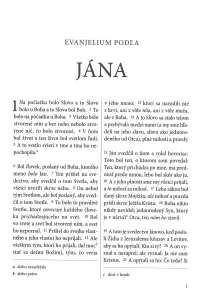 Das Johannesevangelium + Römerbrief (Slowakisch)