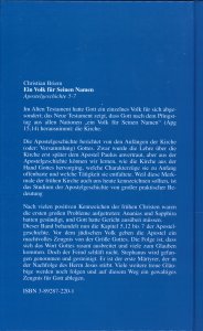 Ein Volk für seinen Namen - Band 4 (Apg 5-7)