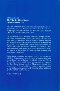 Ein Volk für seinen Namen - Teil 3 (Apg 3-5)
