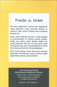 Friede über Israel