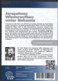 Jerusalems Wiederaufbau unter Nehemia (DVD live)