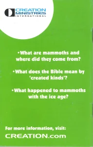 Mammoth - riddle of the Ice Age | Dr. Jonathan Sarfati