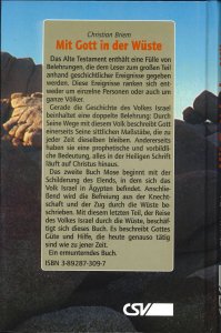 Mit Gott in der Wüste (2.Mose)