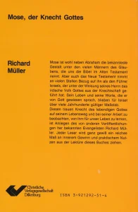 Mose, der Knecht Gottes (Second Hand)