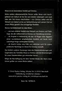 Mose - Vorbild auf Christus & für uns