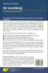 Sei zuverlässig (4.Mose)
