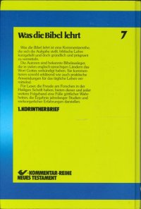 Was die Bibel lehrt - Band 7 - 1.Korintherbrief (Second Hand)