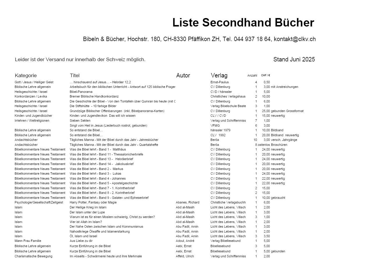 Secondhand-Buchliste Januar 2026.xls